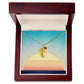 Engraved Baby Feet Necklace with Birthstone